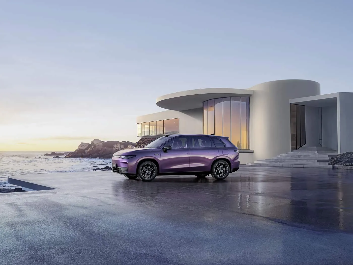 LEAPMOTOR C10 SUV elétrico híbrido de alta velocidade 4WD com alcance de 170 km, veículo de nova energia da China