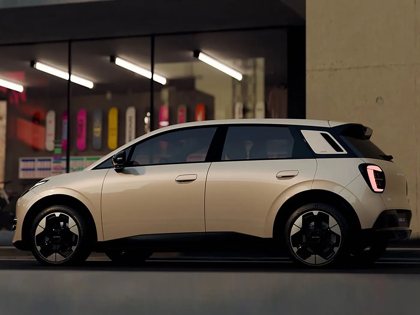 Mini hatchback elétrico puro de nova energia AION UT Venda quente EV híbrido de lítio da joint venture GAC preço baixo