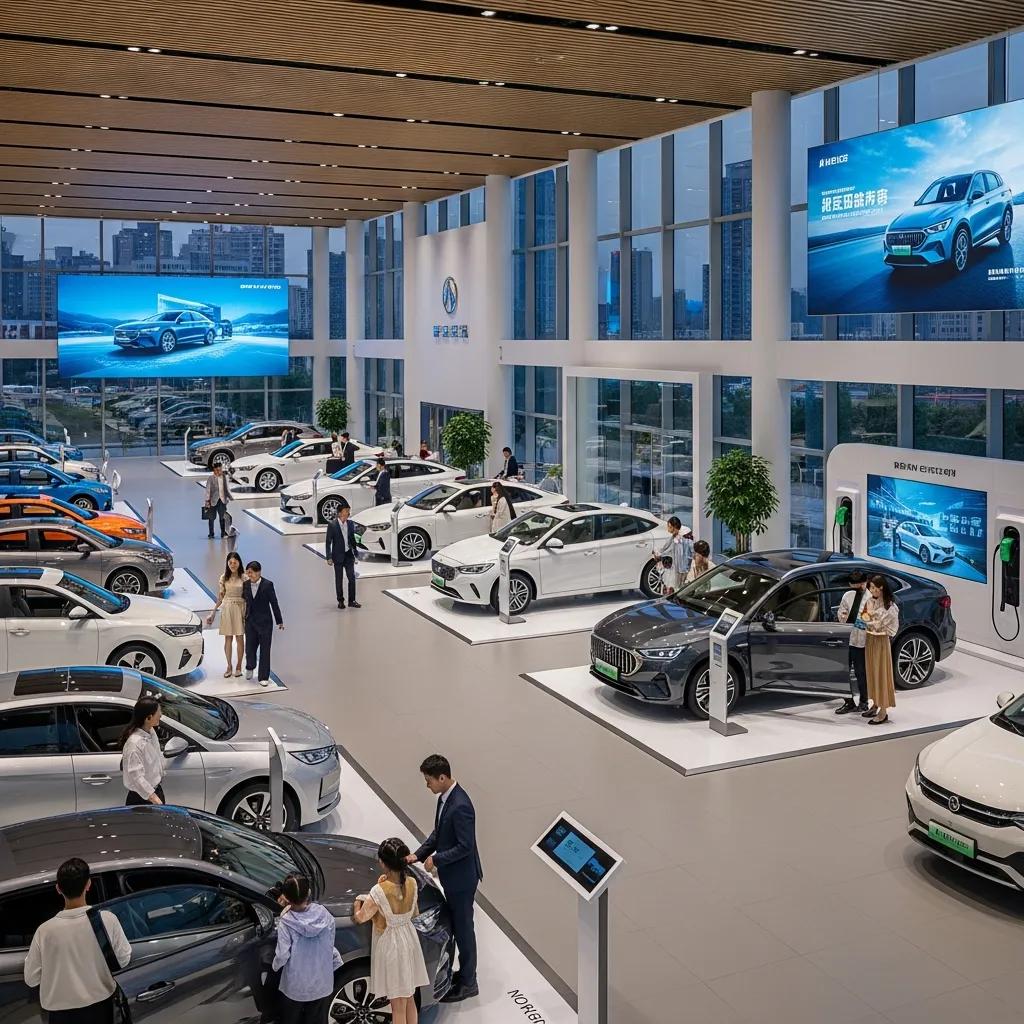Crescimento das vendas de automóveis no atacado no mercado de veículos da China