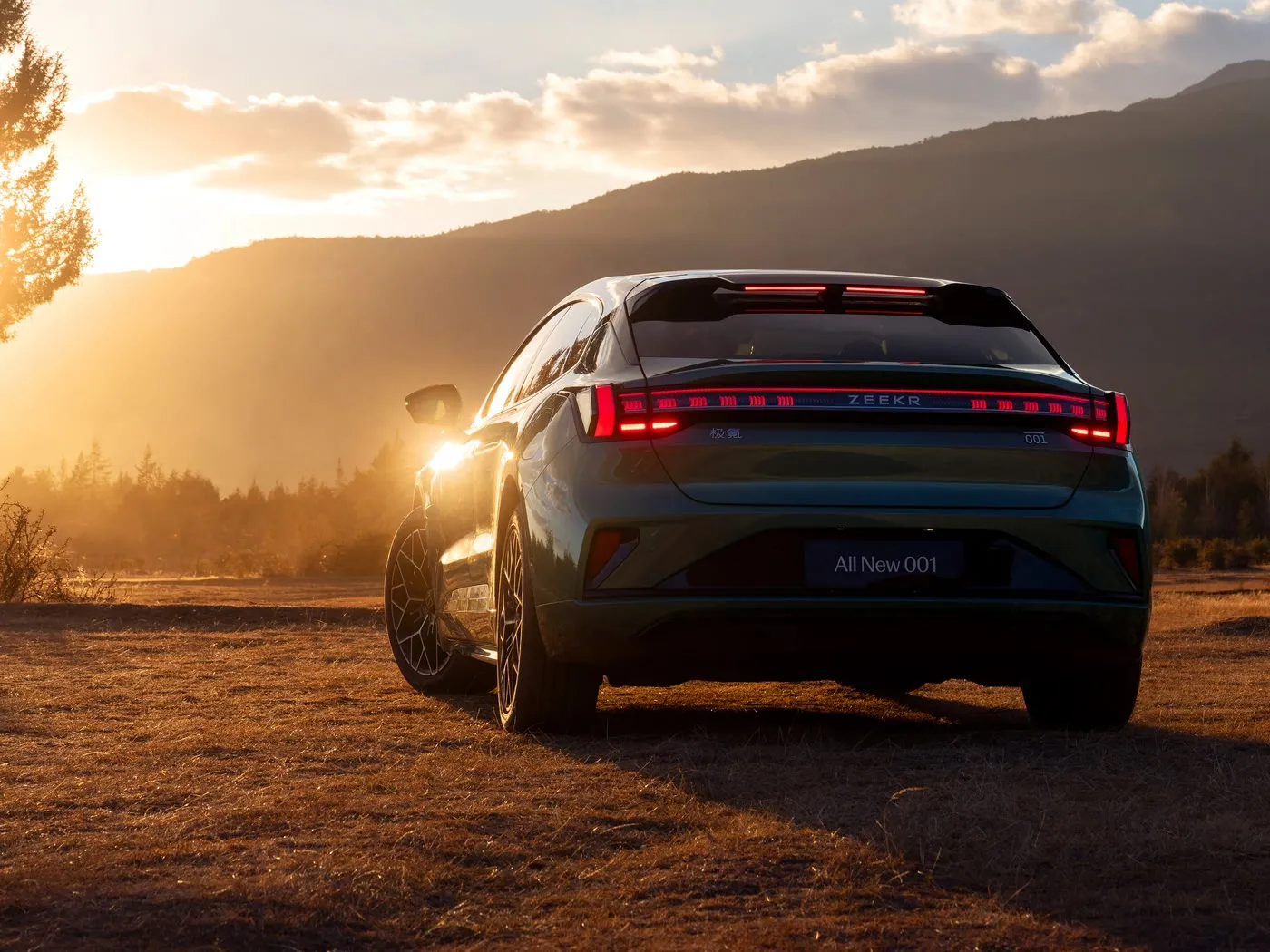 Zeekr 001 Hatchback elétrico de 5 lugares de alta qualidade 4WD 705 km de longo alcance, novo veículo energético