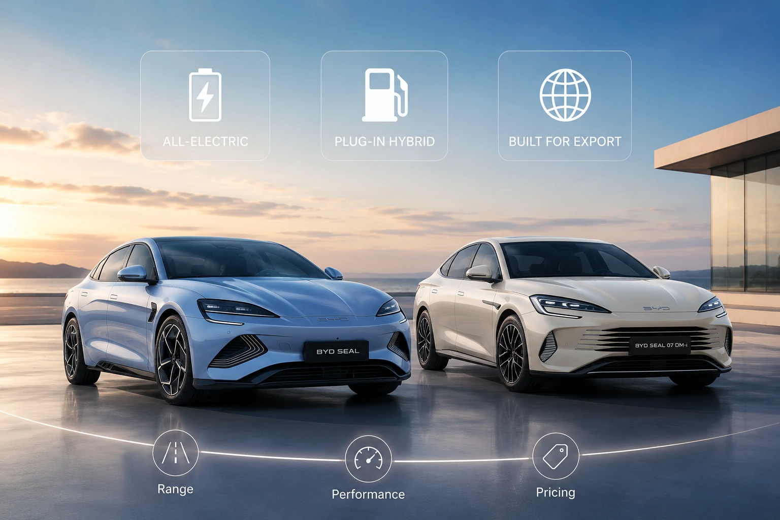 Especificações do BYD Seal Sedan: alcance, desempenho e preços para exportadores