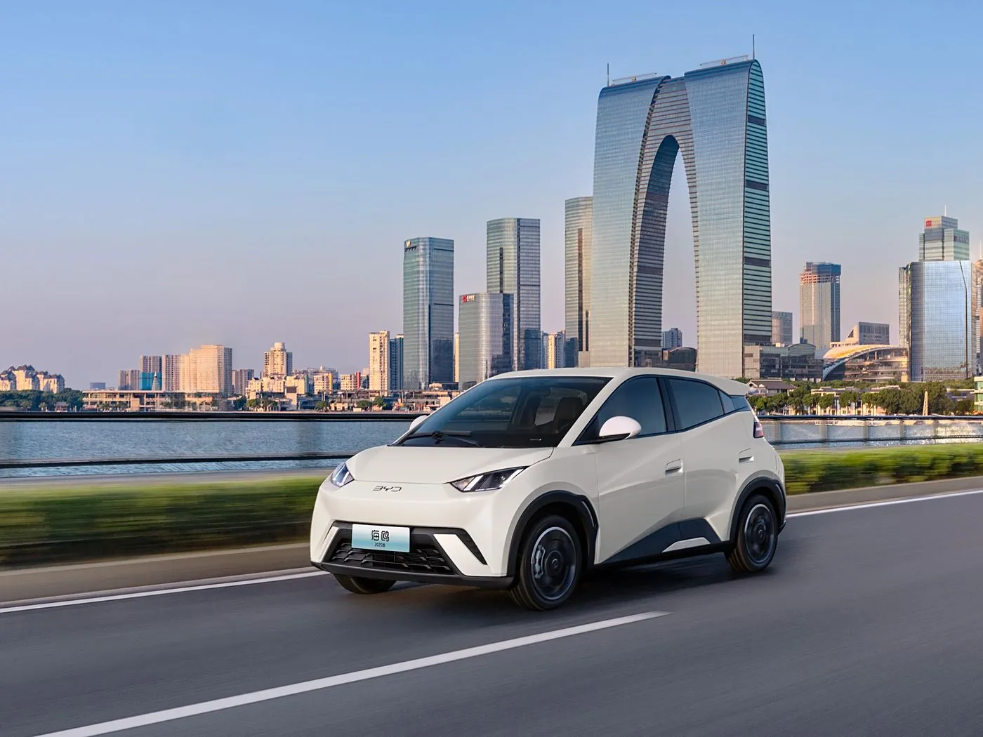 Byd seagull ev hatchback mini suv inteligente tração dianteira com câmera traseira novo veículo de energia alimentado por lítio venda quente