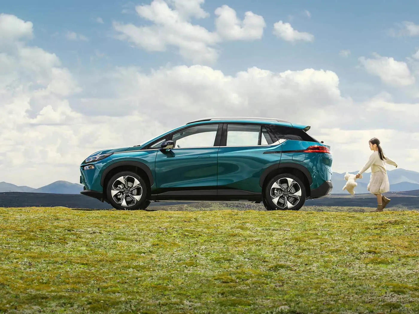 AION V Tyrannosaurus Luxury Electric SUV Ultimate Left Driving Experience com recursos avançados Novo veículo de energia