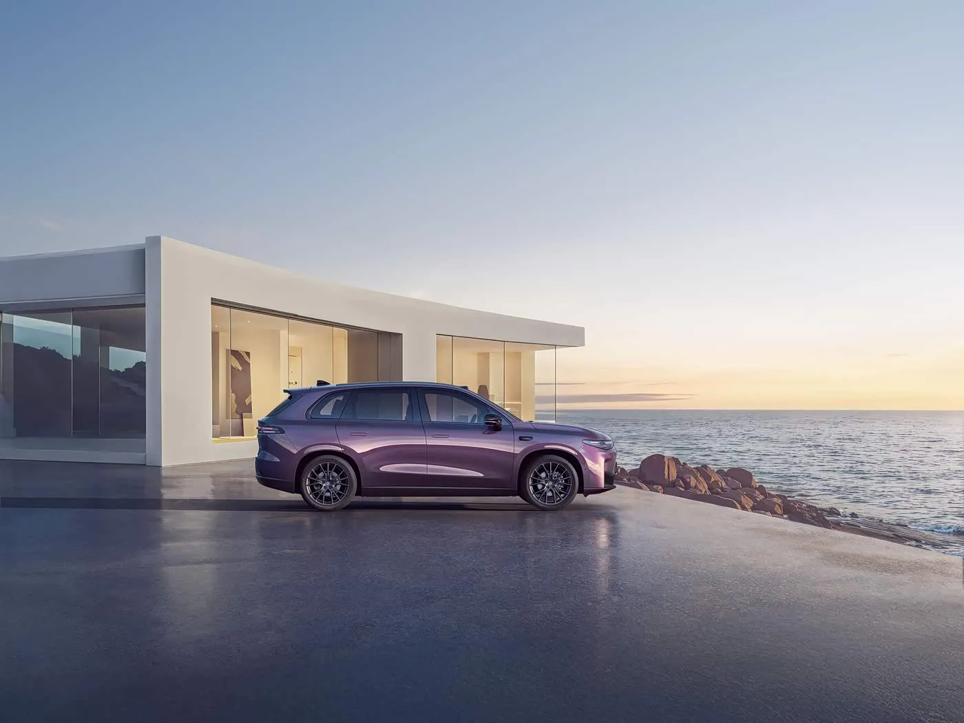 LEAPMOTOR C10 SUV elétrico híbrido de alta velocidade 4WD com alcance de 170 km, veículo de nova energia da China
