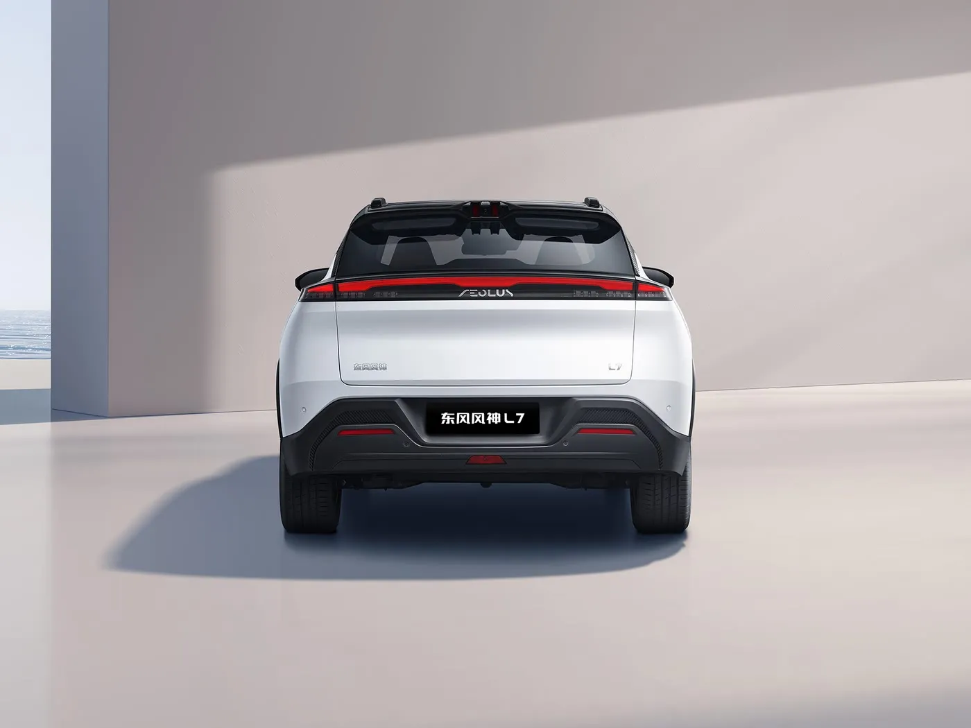Dongfeng Aeolus L7: EV/PHEV SUV de 5 lugares Premium toca bancos de couro Novo veículo energético de longo alcance