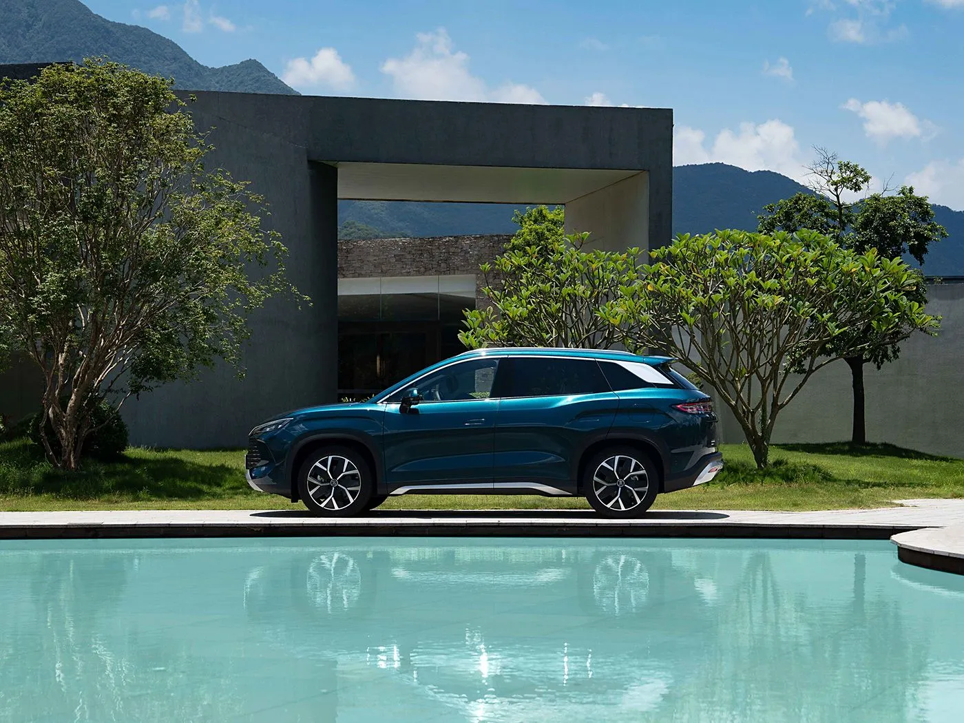 BYD Song L DM-i Compact PHEV SUV Veículo de longo alcance, alta velocidade e nova energia DiPilot 2.0 Assentos aquecidos Câmera panorâmica 360 °