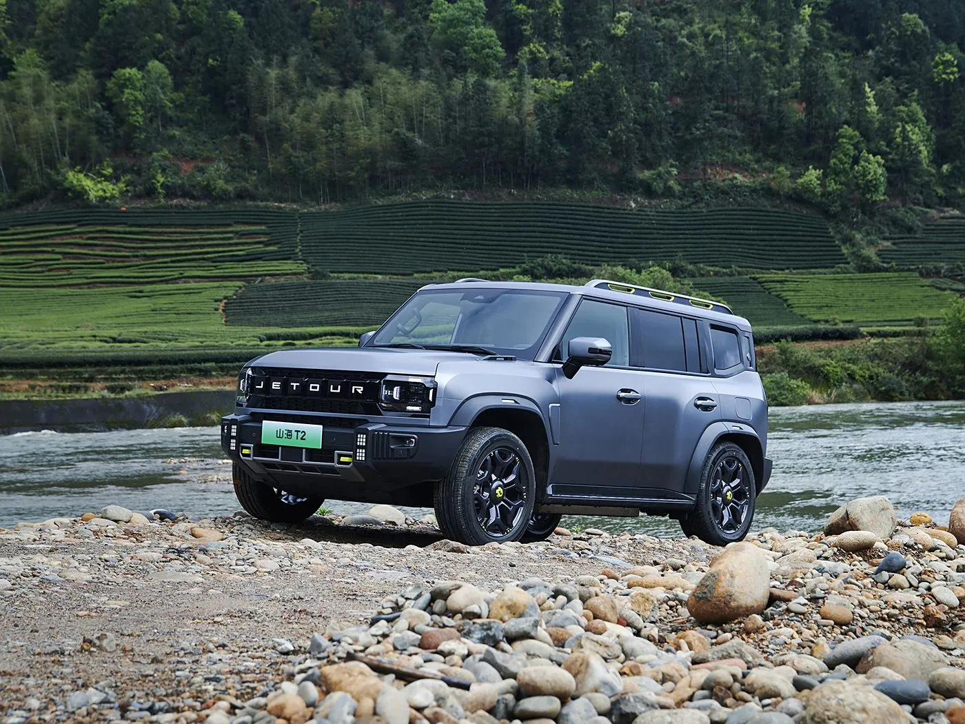 Jetour T2 SUV Versão Híbrida Euro VI Nova Chegada Luz Turbo ACC Caixa de Velocidades Automática Couro Direção Esquerda