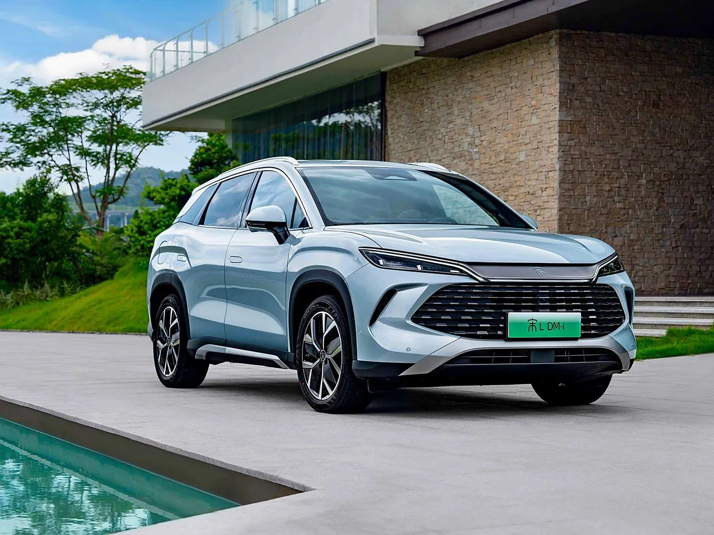 BYD Song L DM-i Compact PHEV SUV Veículo de longo alcance, alta velocidade e nova energia DiPilot 2.0 Assentos aquecidos Câmera panorâmica 360 °