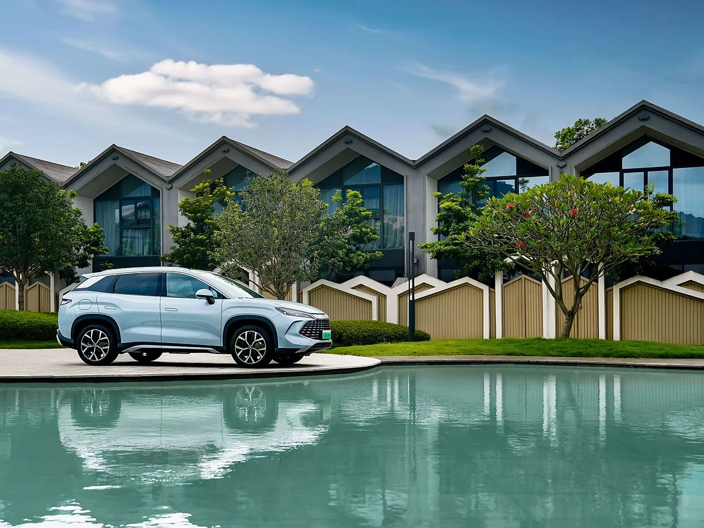 BYD Song L DM-i Compact PHEV SUV Veículo de longo alcance, alta velocidade e nova energia DiPilot 2.0 Assentos aquecidos Câmera panorâmica 360 °