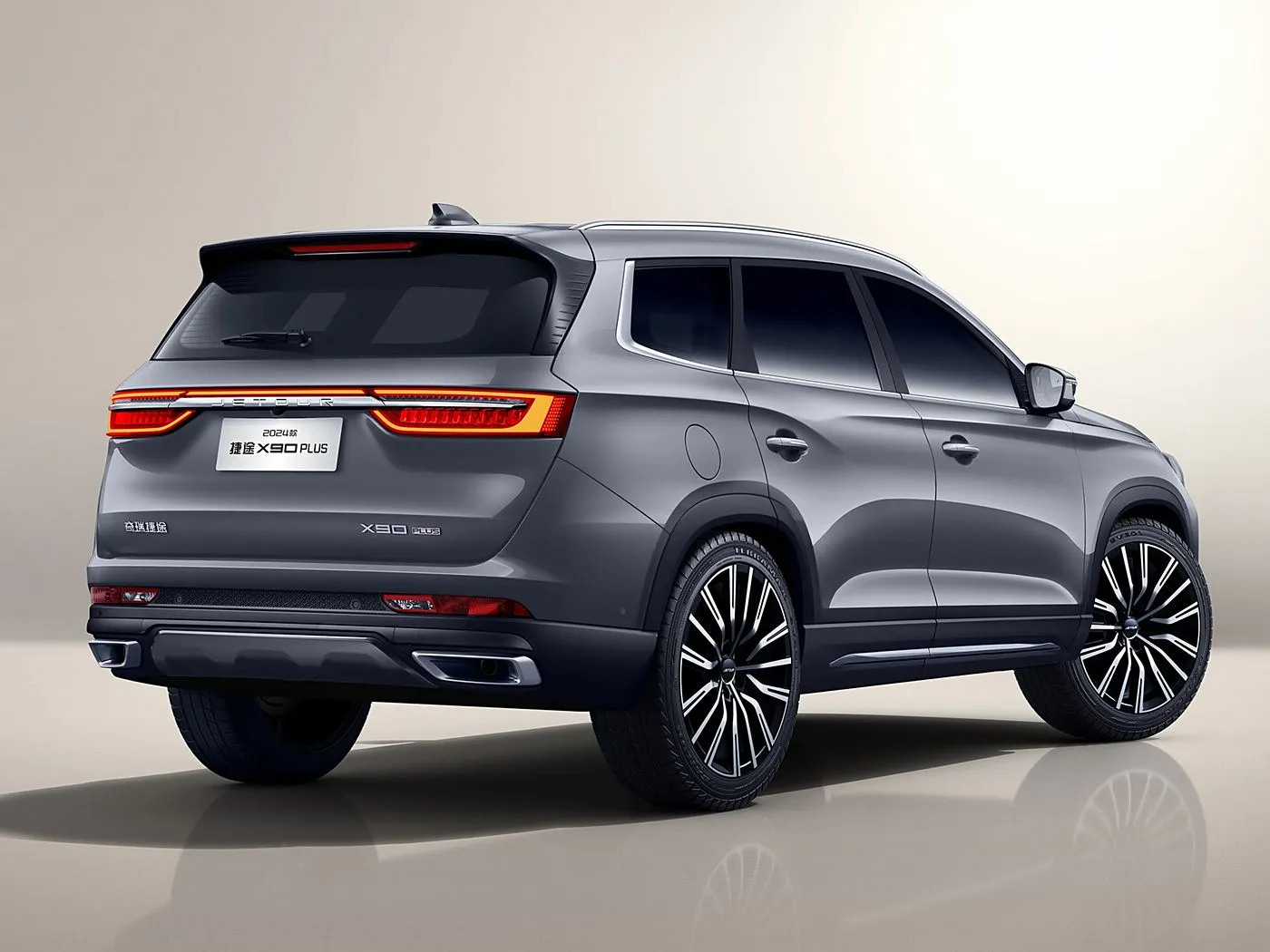 Novo Chery Jetour X90 PLUS SUV Acionamento Automático Euro VI Assentos de couro para rack de teto em liga