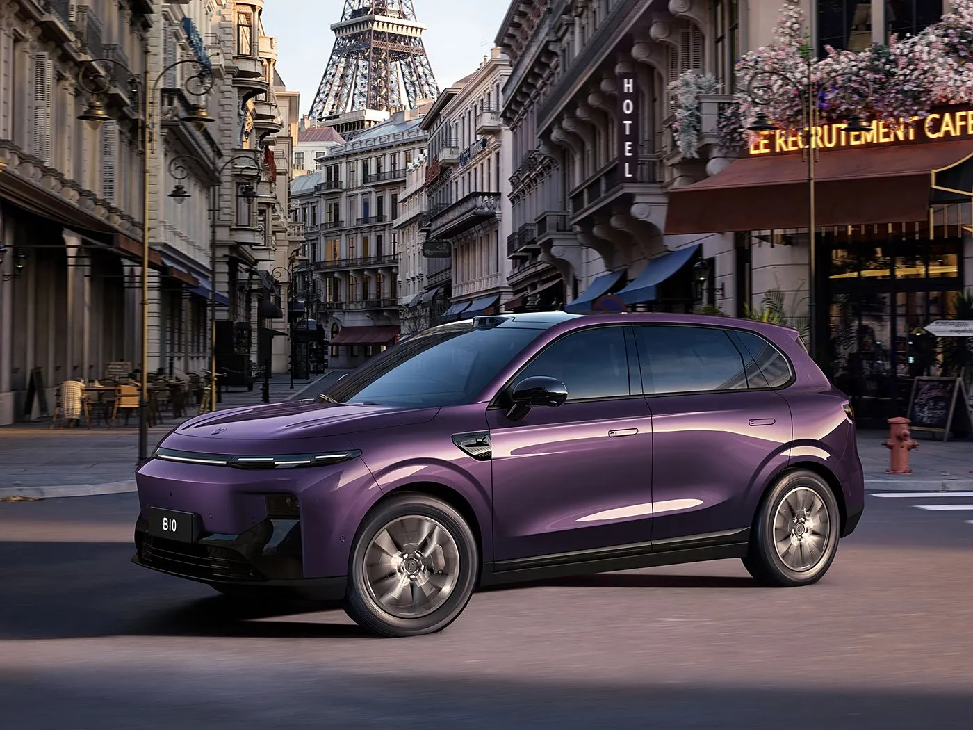 Leapmotor B10 SUV compacto elétrico puro com alcance CLTC de 510-600 km, tela 2,5K de 14,6 "e veículo Leapmotor Pilot New Energy